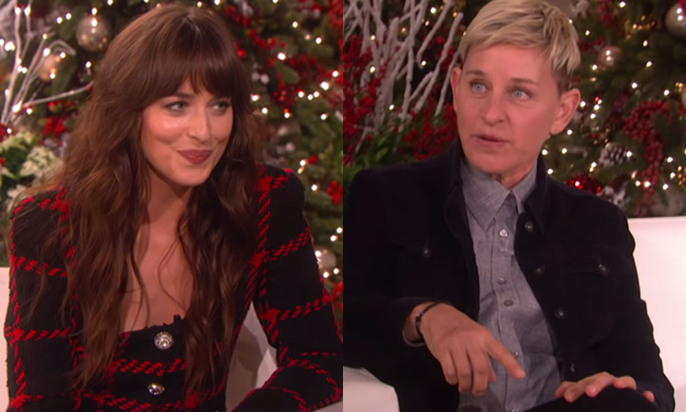Ellen's interview with 50 Shades star Dakota Johnson is so awkward it'll ruin your Christmas
