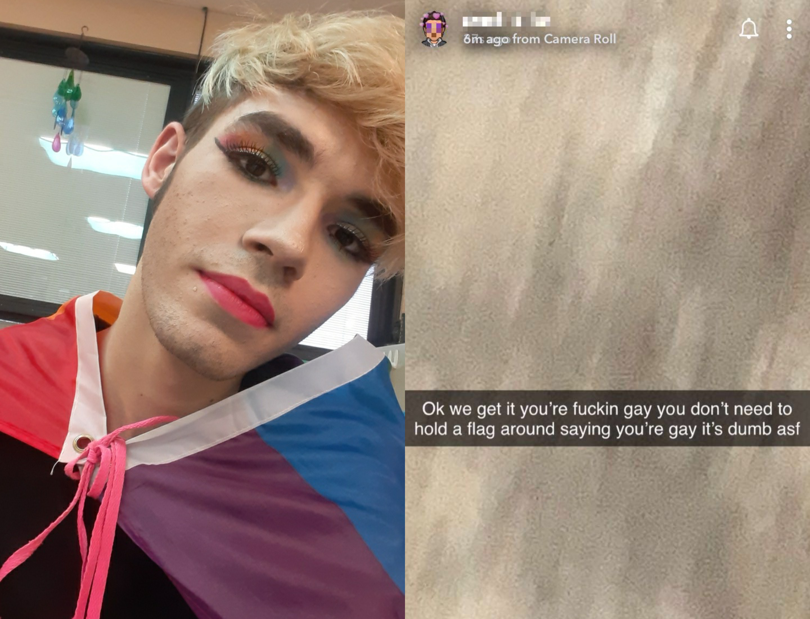 High school student makes a powerful statement after being called a 'f****t' one too many times