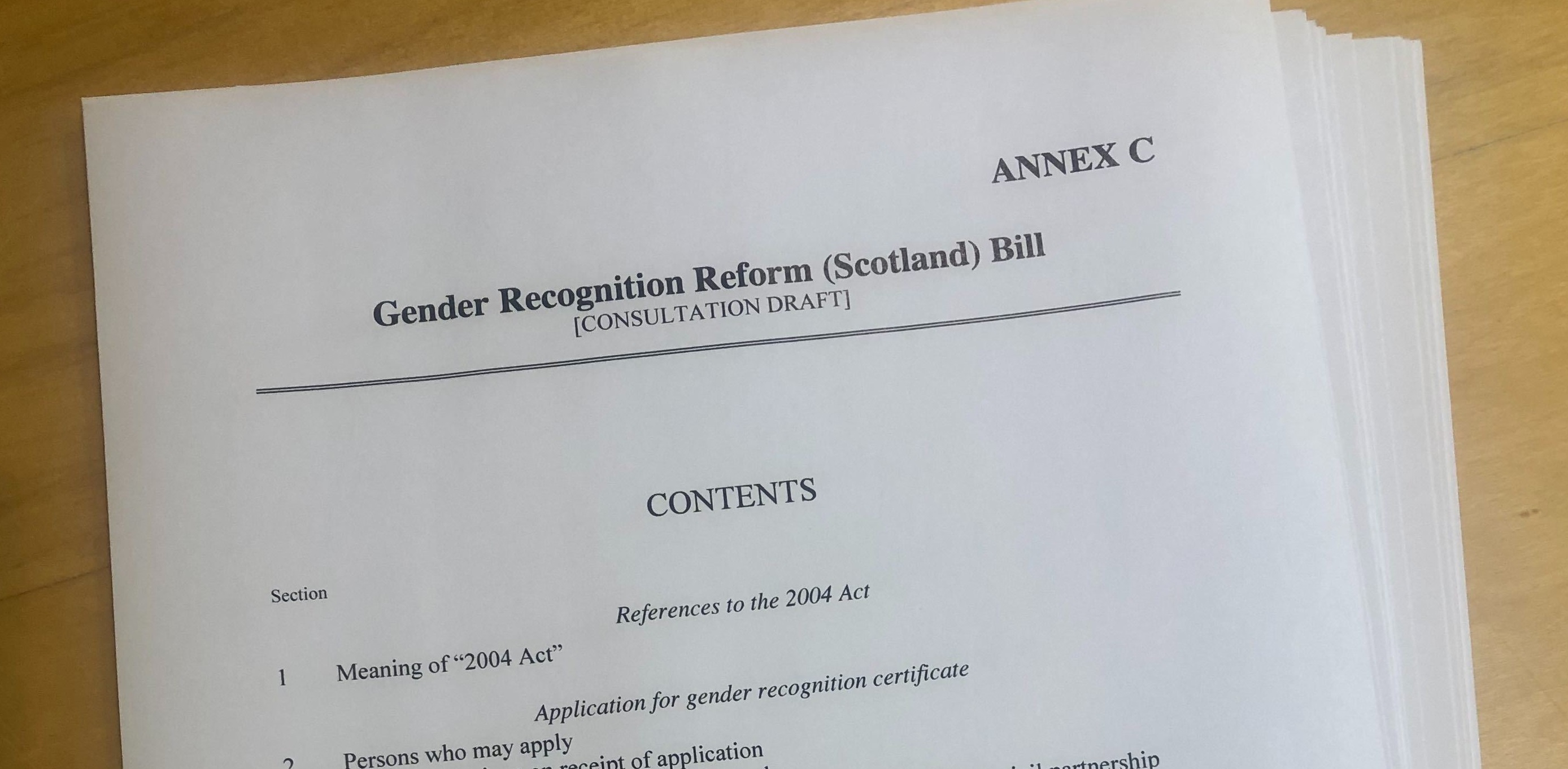 The draft bill sets out the process for Scotland