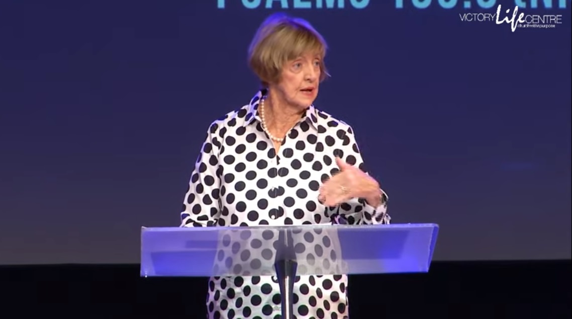 Tennis champion Margaret Court says transgender children are 'of the devil'