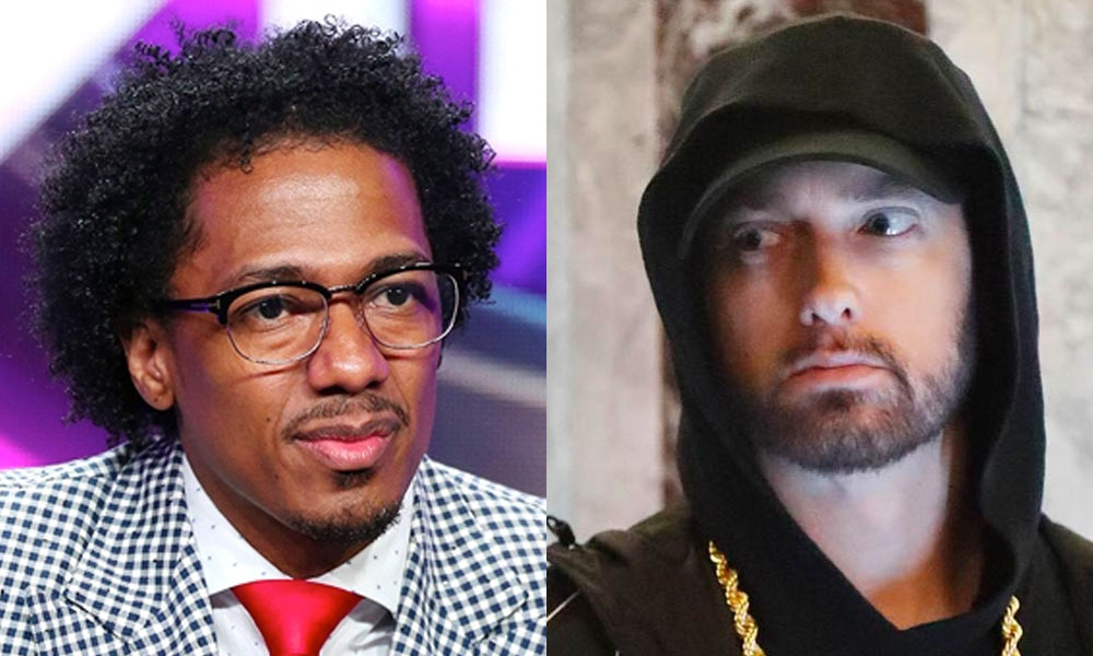 Mariah Carey's ex-husband Nick Cannon makes homophobic diss track about Eminem, who hits back by calling him a 'bougie f***'
