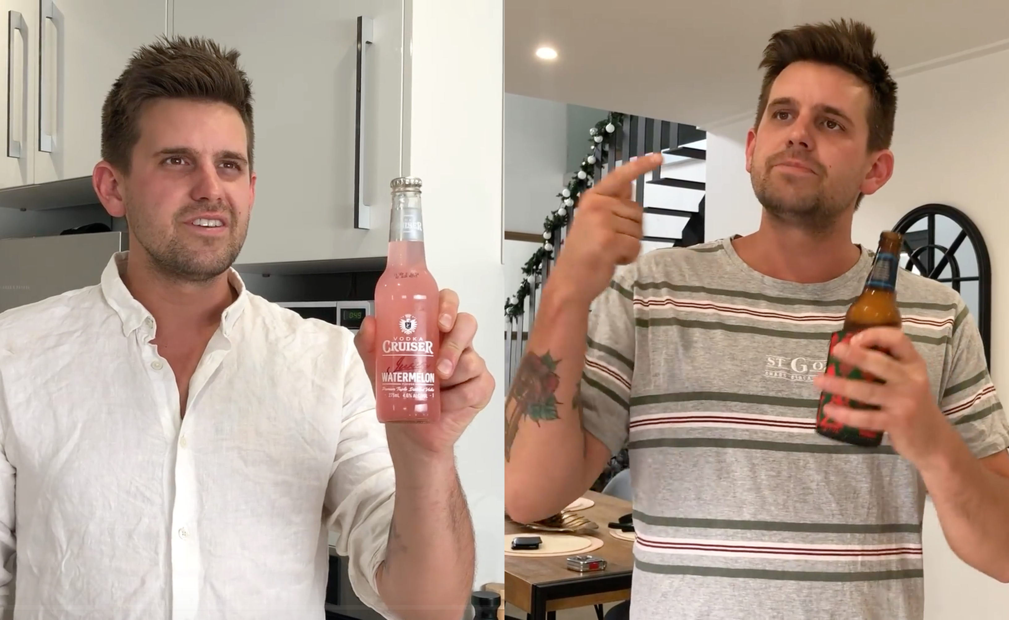 This self-described ‘bloke’ is worried putting fruit beer up his a** is ‘gay’, suggests using ‘manly beer’ instead