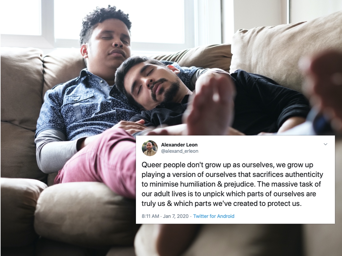 Activist perfectly explains what it's like to grow up queer in the face of 'humiliation and prejudice' and it's hard not to feel seen