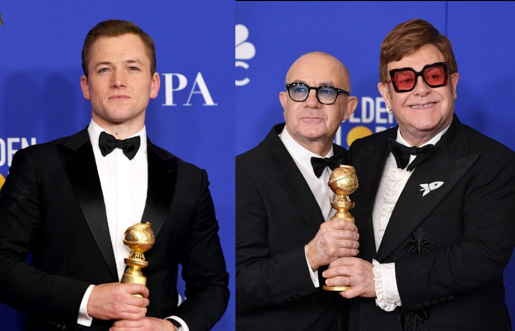 Taron Egerton and Elton John just made history at the Golden Globes