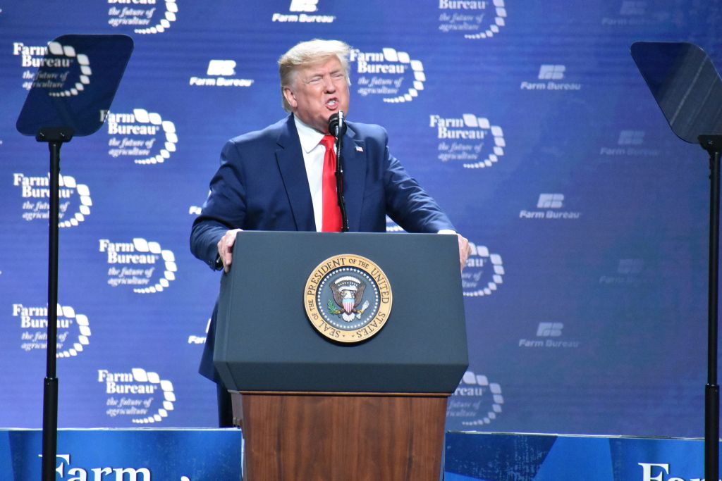 US President Donald Trump