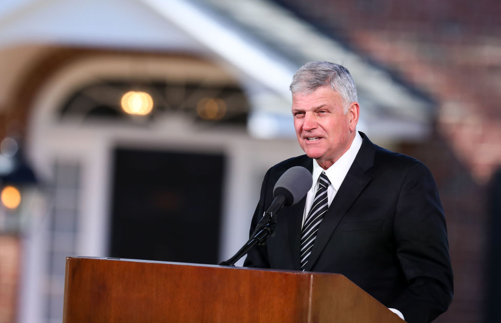 Hate preacher Franklin Graham tells British gay people to repent after being dropped from arena appearance