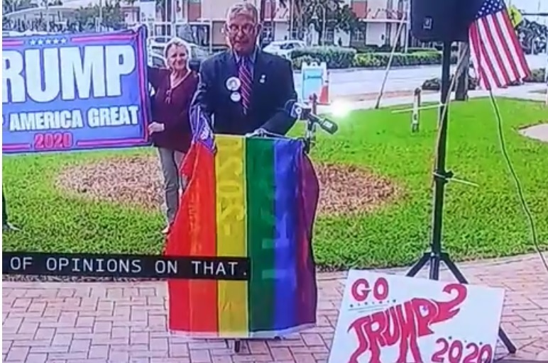 Gay Trump supporters tried to hold a rally and it went just about as well as you think