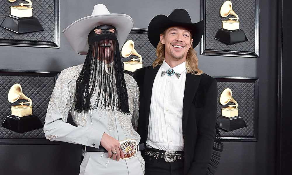 Diplo brought Orville Peck as his Grammys date after striking up a friendship 'in the DMs'