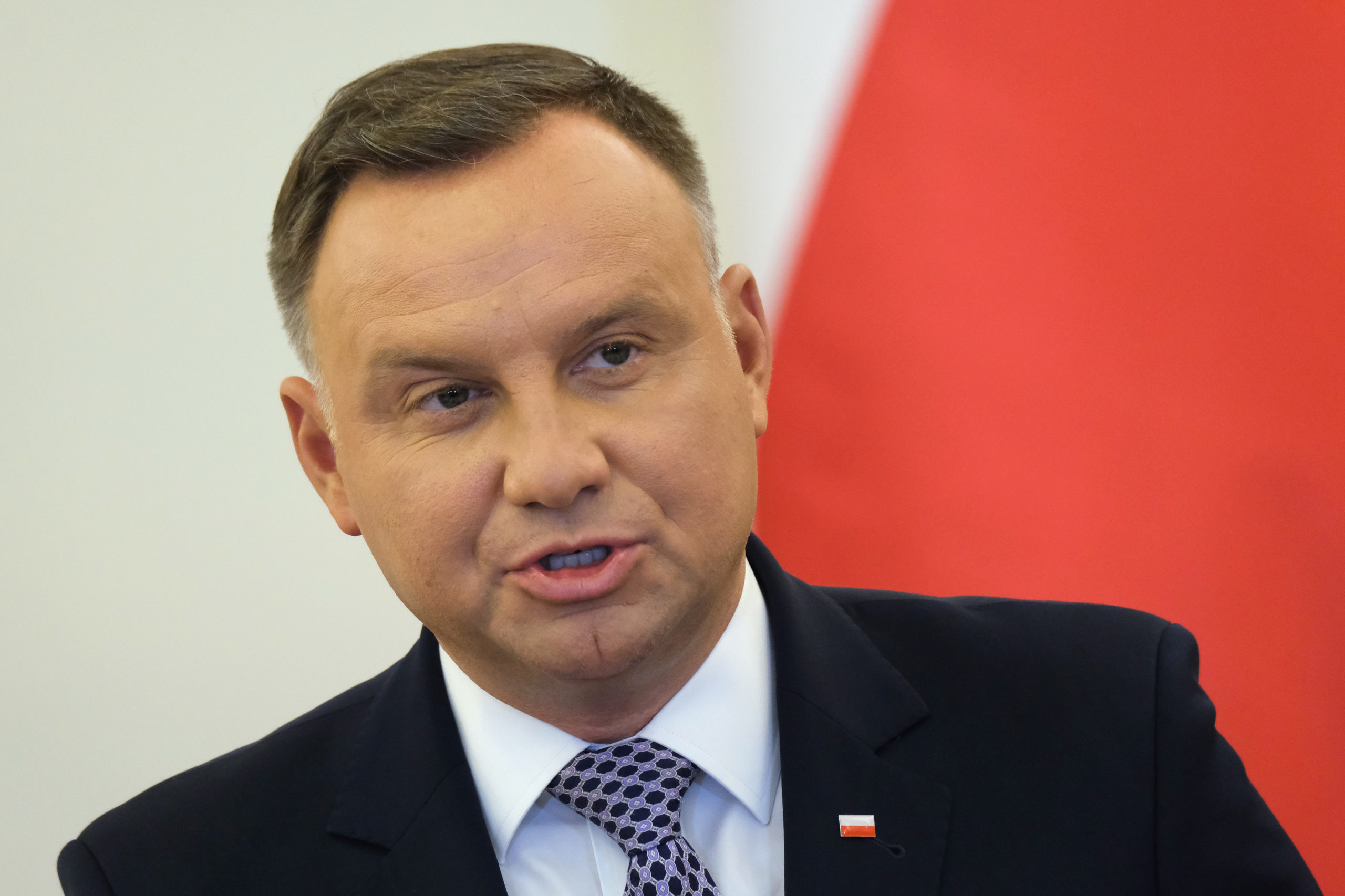 Poland's right-wing president says he can't be homophobic because gay people visit him at his palace