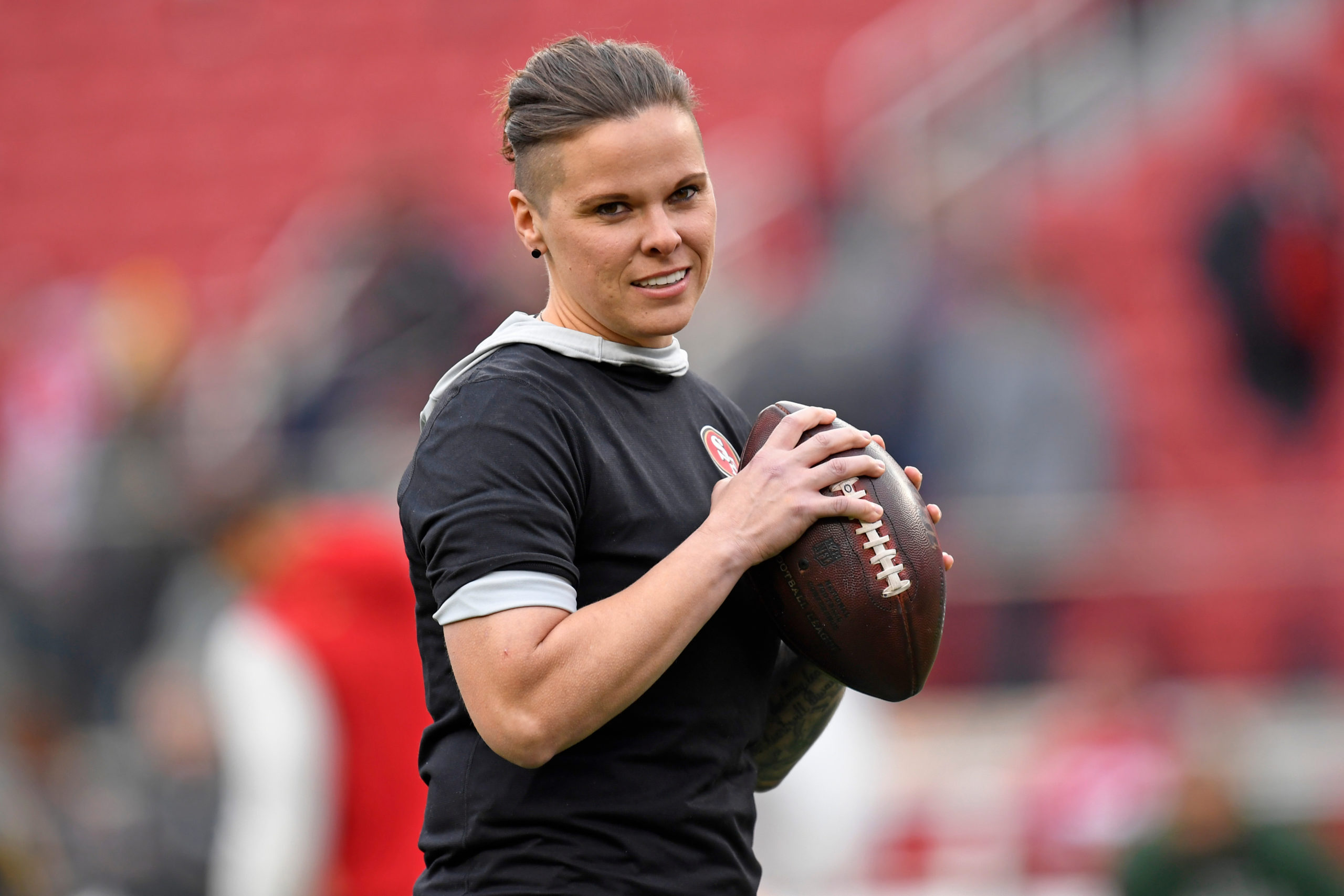 The real winner of the Super Bowl is San Francisco 49ers’ coach Katie Sowers, who made queer history at the big game