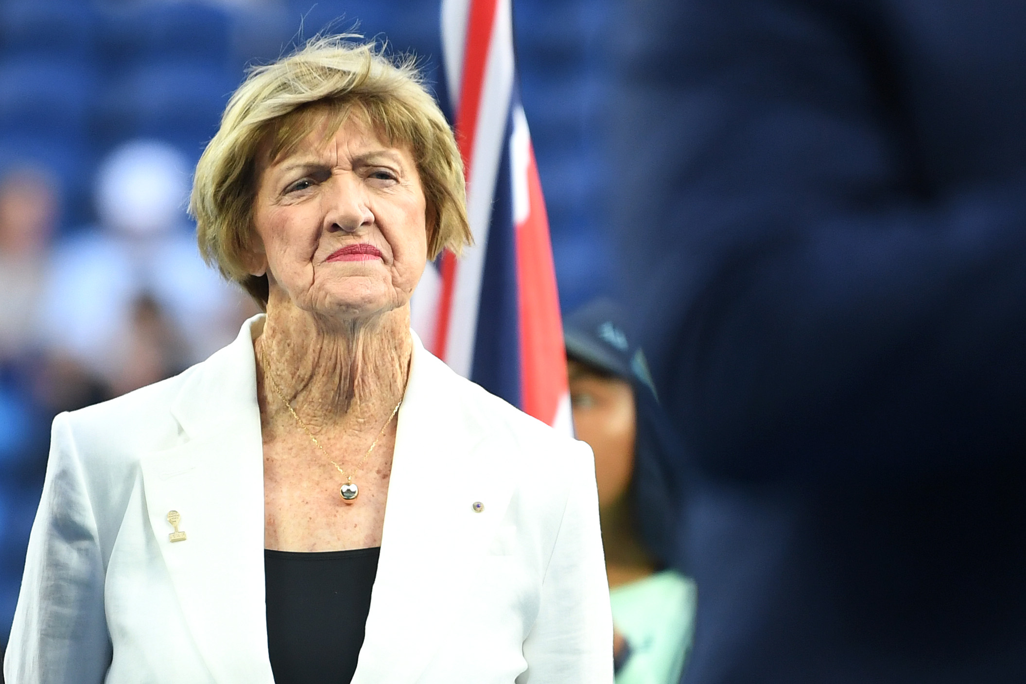 World's smallest violin plays as Margaret Court complains Tennis Australia 'discriminated' against her because of her anti-gay views