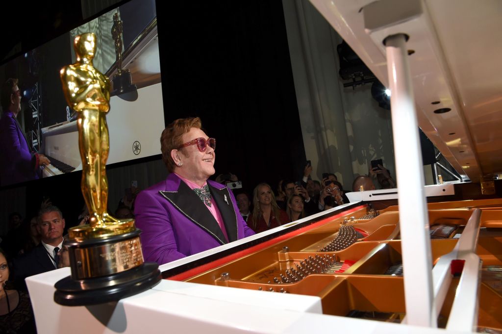 Elton John pays moving tribute to his husband and sons in emotional Oscars speech