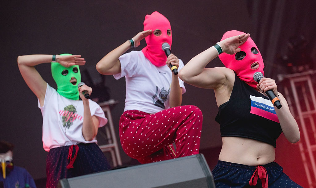 Russian police shut down a Pussy Riot video shoot citing 'gay propaganda'