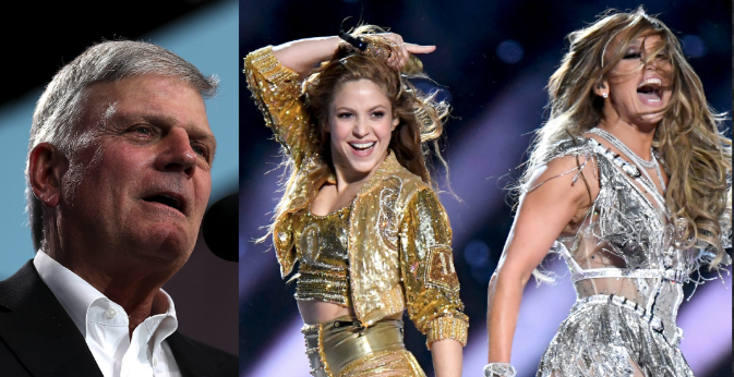 Franklin Graham says J-Lo and Shakira’s Super Bowl show was ‘sexual exploitation’ of women (but Trump is totally fine)