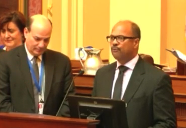 Democrats stage dramatic walk-out as Republican-invited pastor condemns homosexuality during prayer