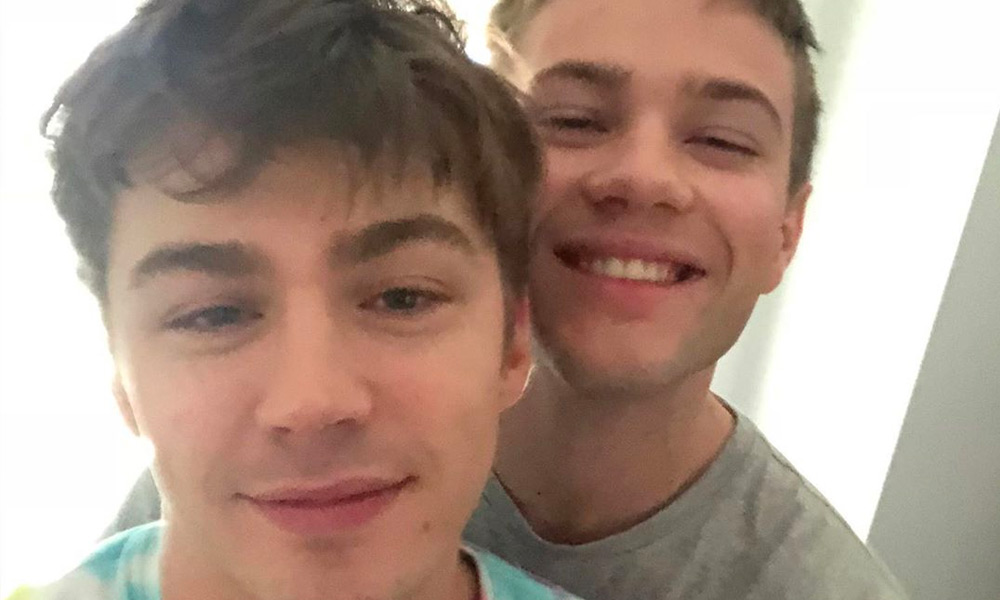 Netflix star Connor Jessup was inspired to come out after falling in love with boyfriend Miles Heizer