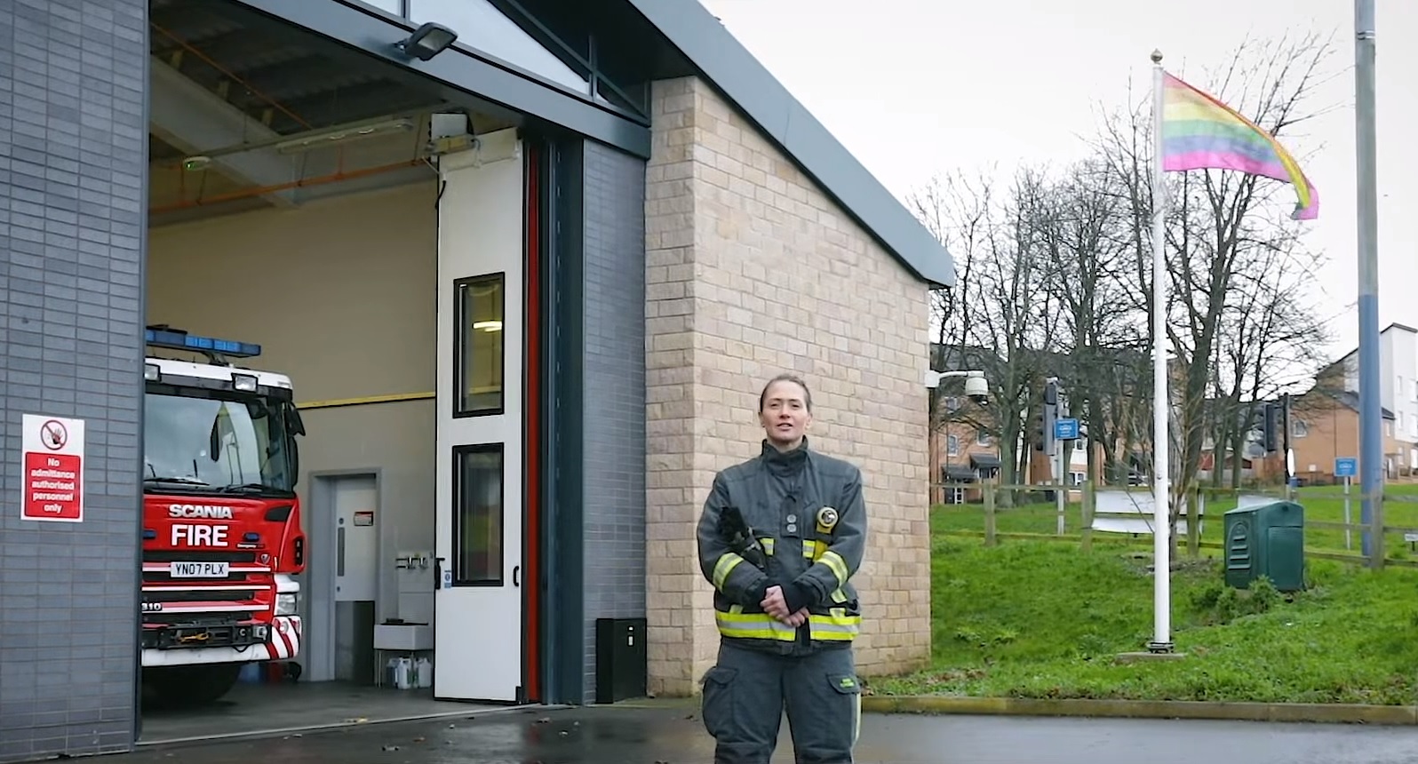 Yorkshire fire service epically hits back at petty homophobes who don't like the Pride flag