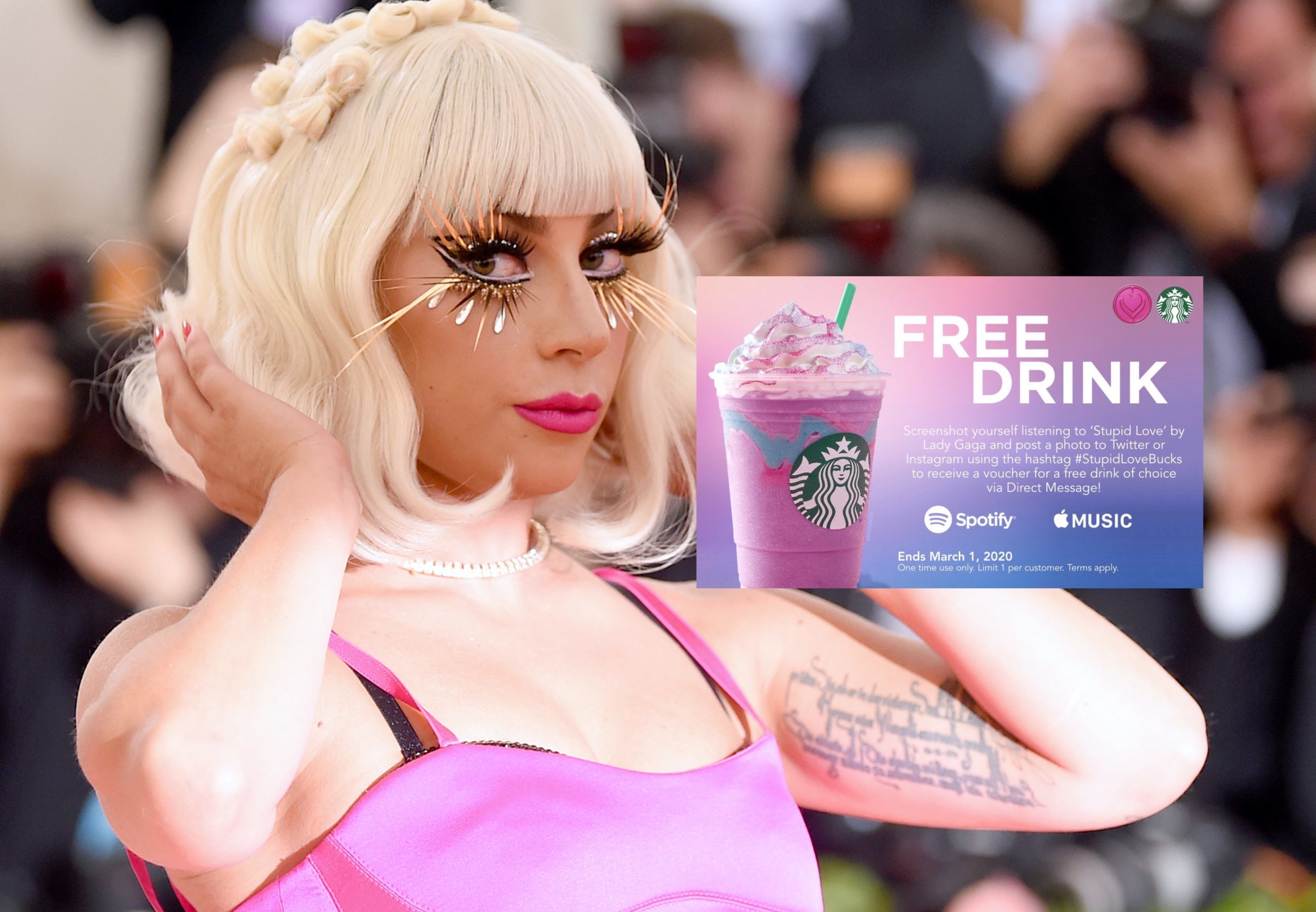 Lady Gaga fans are scamming Twitter users to stream Stupid Love for free Starbucks