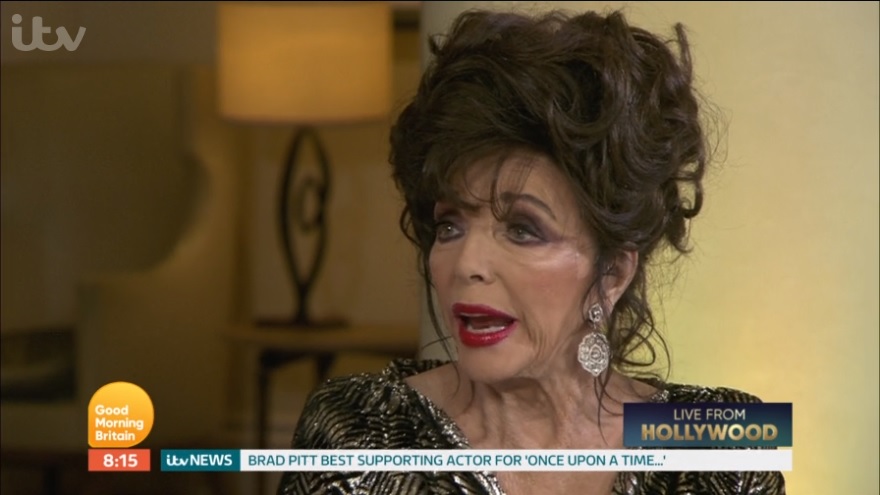 Joan Collins delivers a masterclass in how not to react when somebody comes out as gay