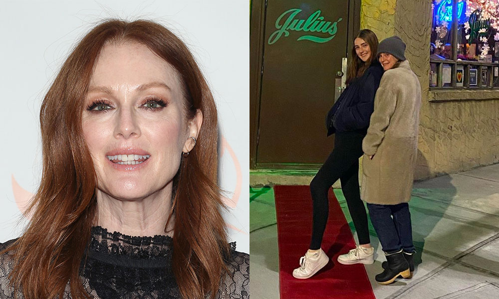 Julianne Moore watched the Oscars in the most Julianne Moore way imaginable – from a legendary gay bar