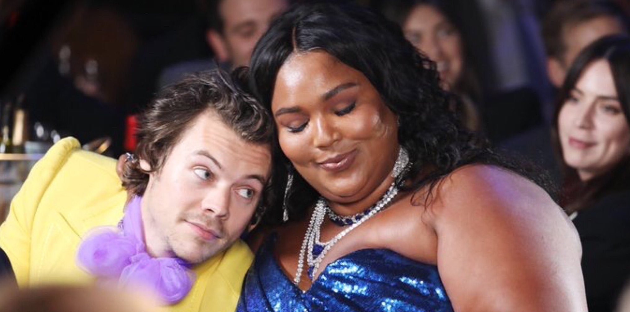 Lizzo downing Harry Styles' wineglass of neat tequila at the Brit Awards is the energy we need