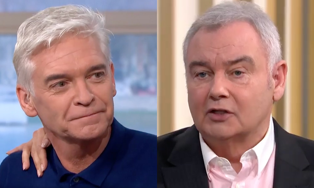 Eamonn Holmes 'ruined' Phillip Schofield's coming out with 'sleazy' joke about Holly Willoughby in a hot tub