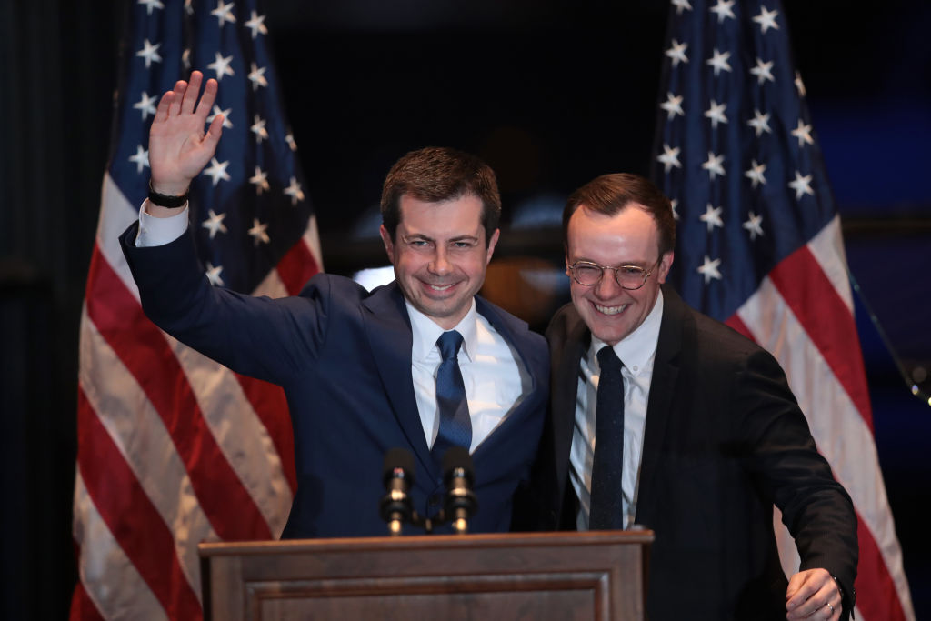 Pete Buttigieg pays tender tribute to husband Chasten in heartfelt exit speech