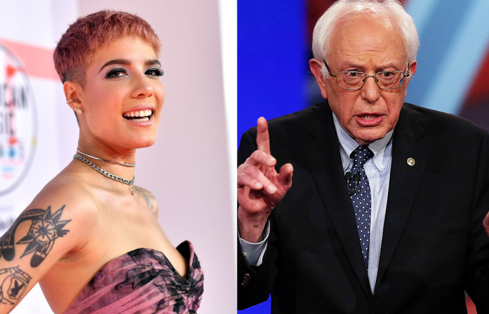 Bisexual singer Halsey just endorsed Bernie Sanders for president in a moving video