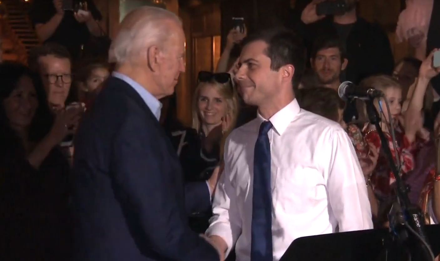 Joe Biden gives Pete Buttigieg the 'highest compliment' in his vocabulary after receiving his backing for president