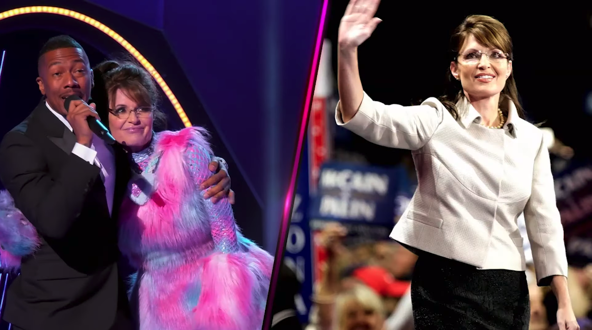 Stop gushing over Sarah Palin just because she appeared on The Masked Singer. Immediately
