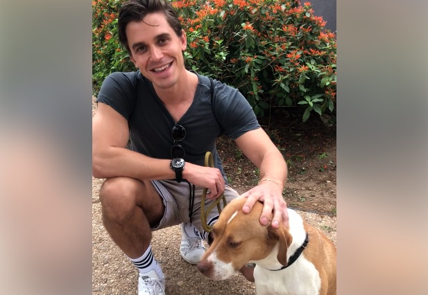 Queer Eye star Antoni Porowski fosters a new furry friend to keep him company in quarantine