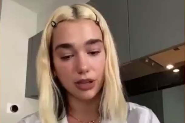 Dua Lipa reveals she's releasing her album early in tearful Instagram Live to 'make people smile'