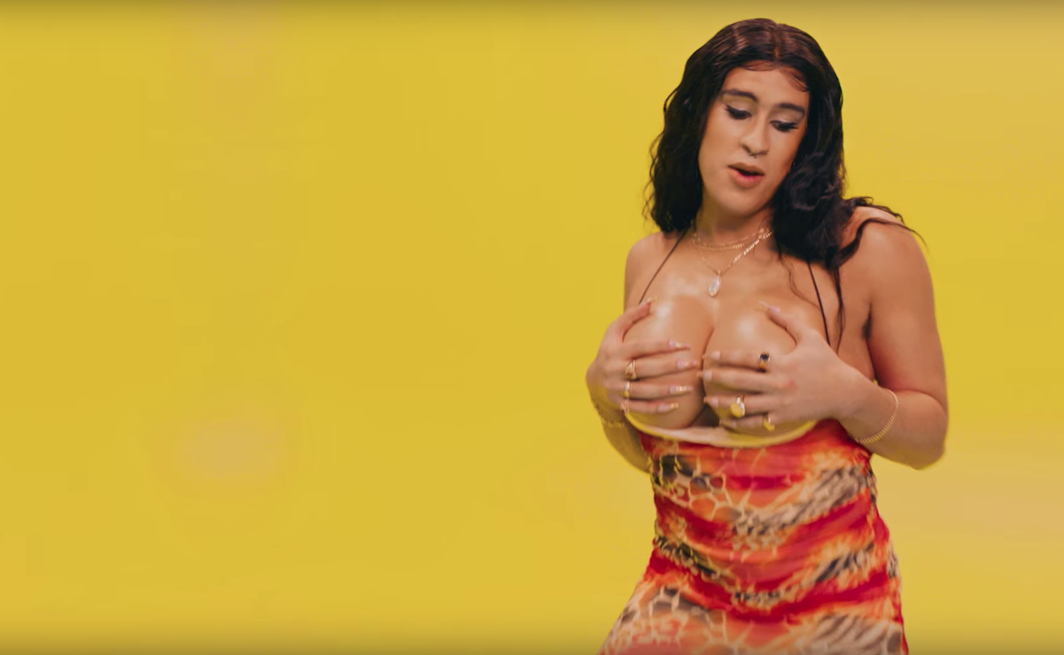 Bad Bunny gets a full drag makeover and twerks with himself in his brand new video