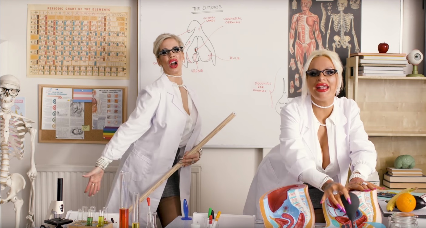 The C**k Destroyers are teaching inclusive sex education for Netflix and they're doing a better job than most schools