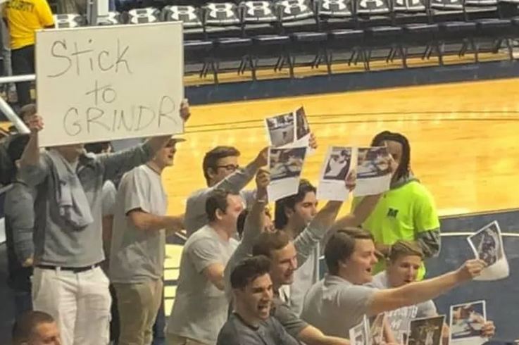 Cruel students mock basketball player with homophobic Grindr taunts during final game of the season
