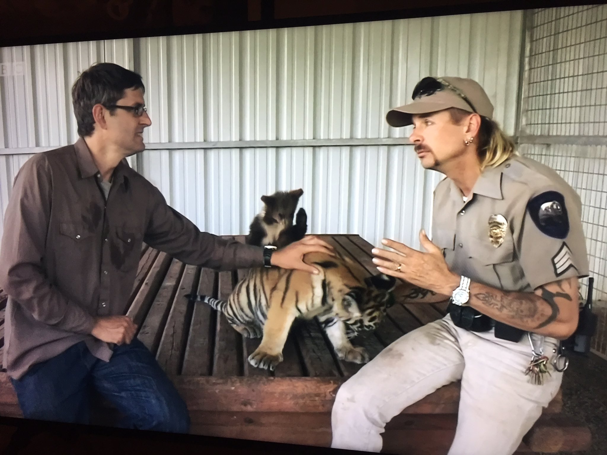 Louis Theroux unearths chilling Joe Exotic threat in unused documentary footage