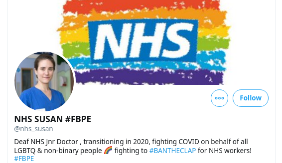 Department of Health denies creating a fake non-binary NHS doctor to support the government's coronavirus strategy