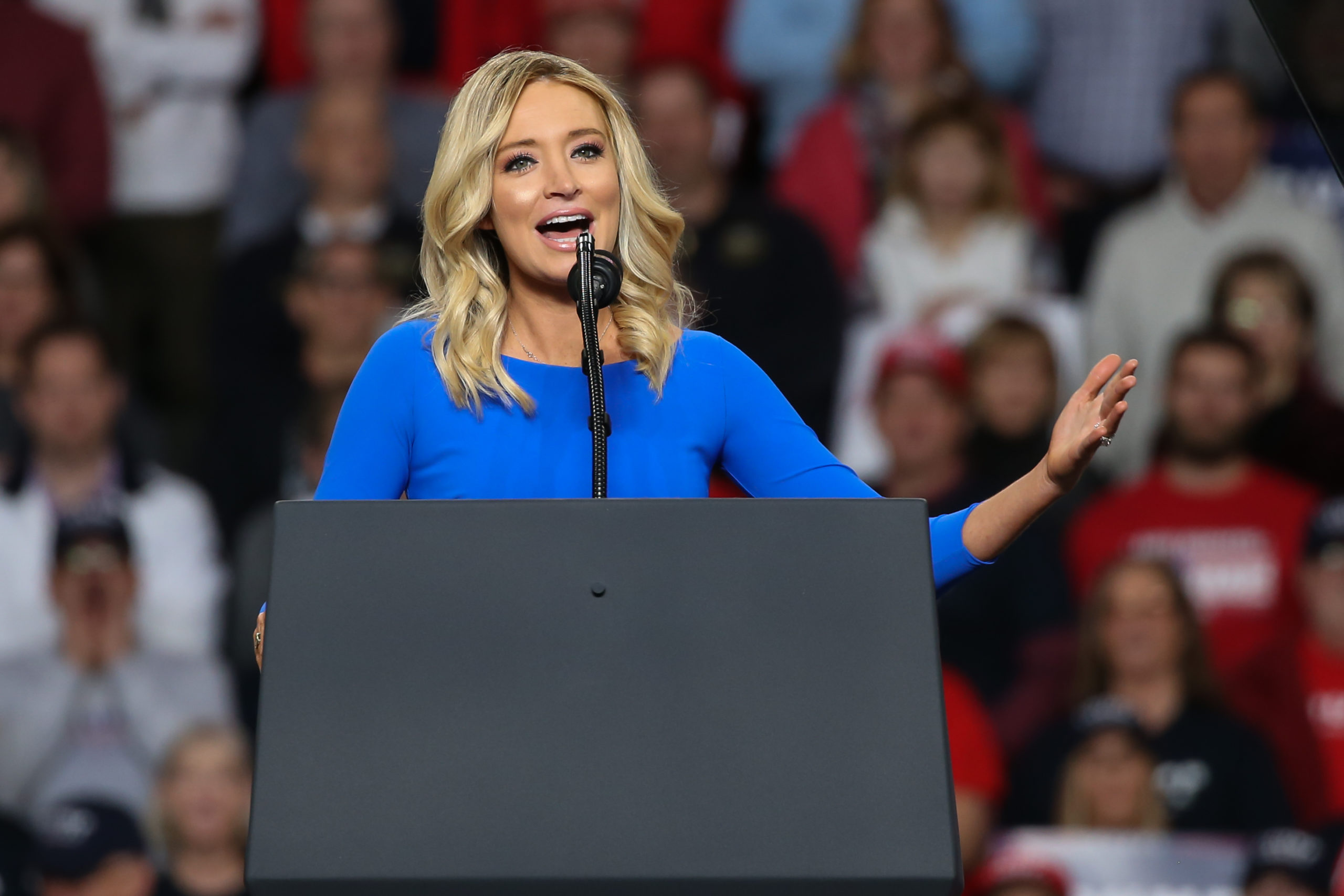 Donald Trump's homophobic press secretary Kayleigh McEnany caught out in spectacularly blatant lie
