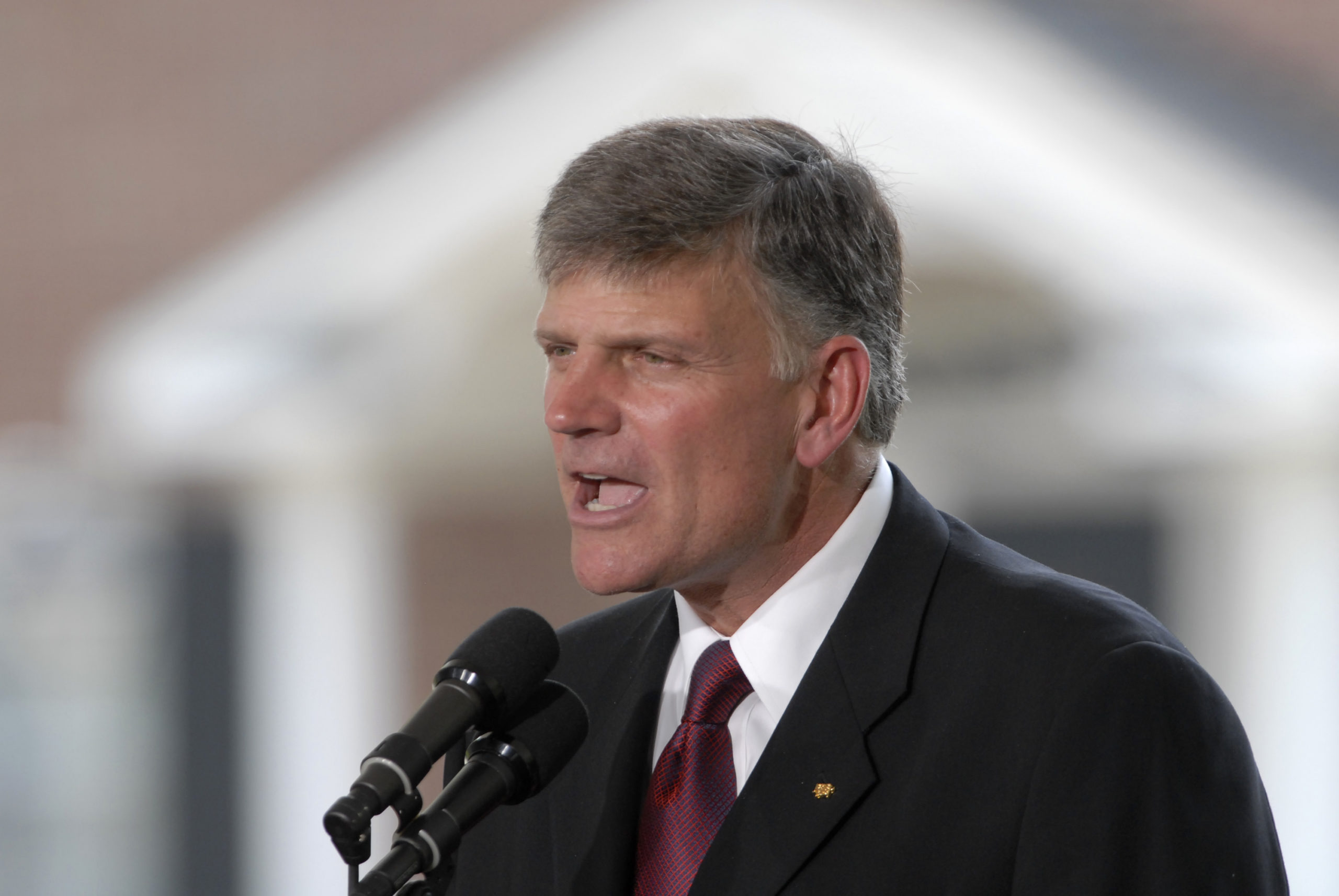 Franklin Graham claims his coronavirus hospital 'won't discriminate' despite making volunteers sign anti-gay pledge