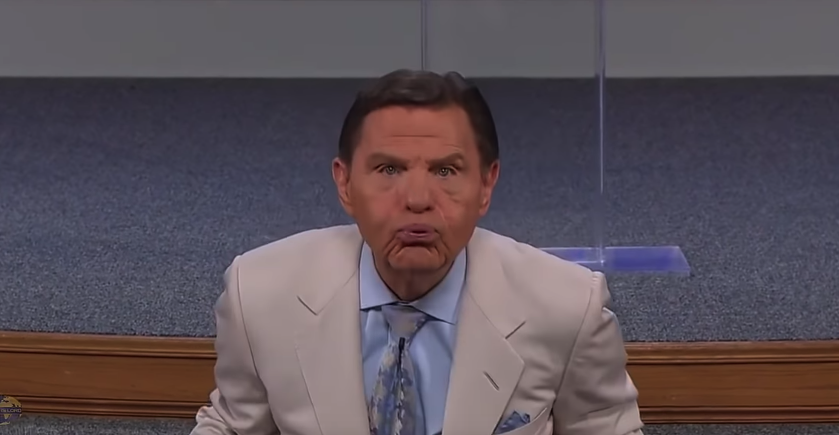 This pastor thinks homosexuality is a sin. He also thinks he can cure coronavirus by blowing through your TV