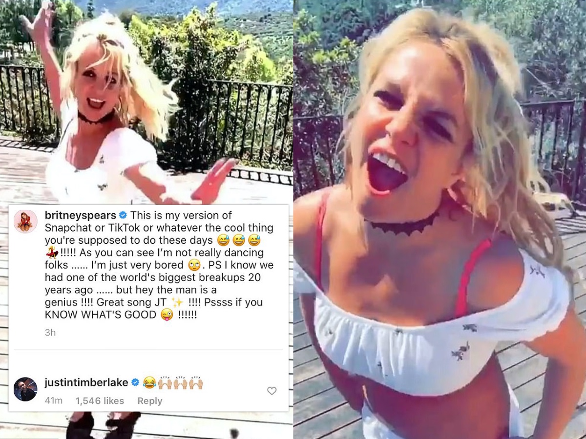 Comrade Britney breaks from freeing workers of their chains to teach a lesson in grace by praising her ex Justin Timberlake