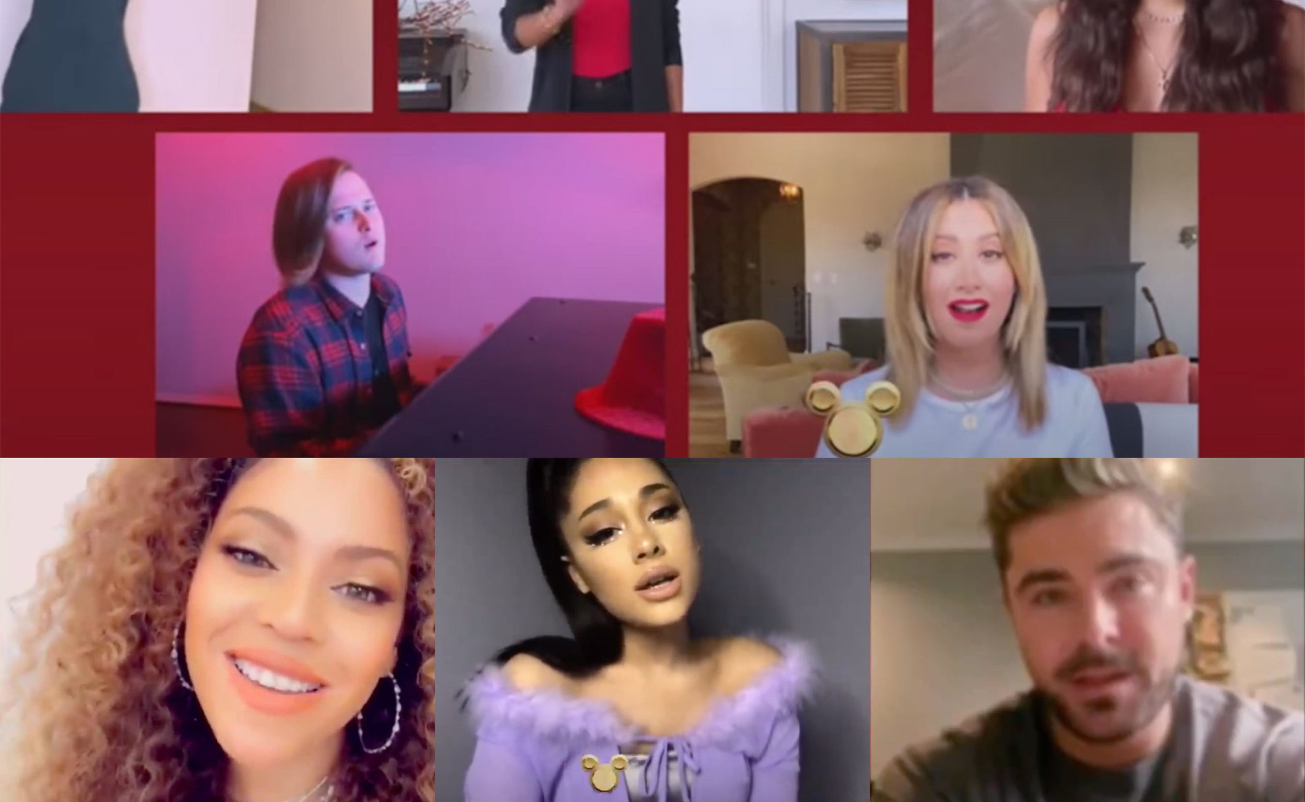Ariana Grande, Beyoncé and the cast of High School Musical cover all your Disney favourites in a special Family Singalong