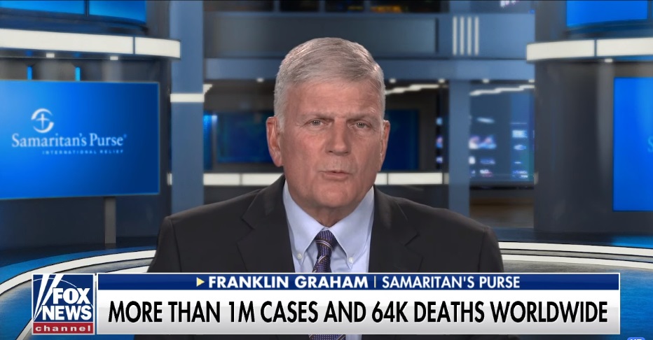 Anti-LGBT evangelist Franklin Graham thinks coronavirus is caused by sin, nudge nudge wink wink