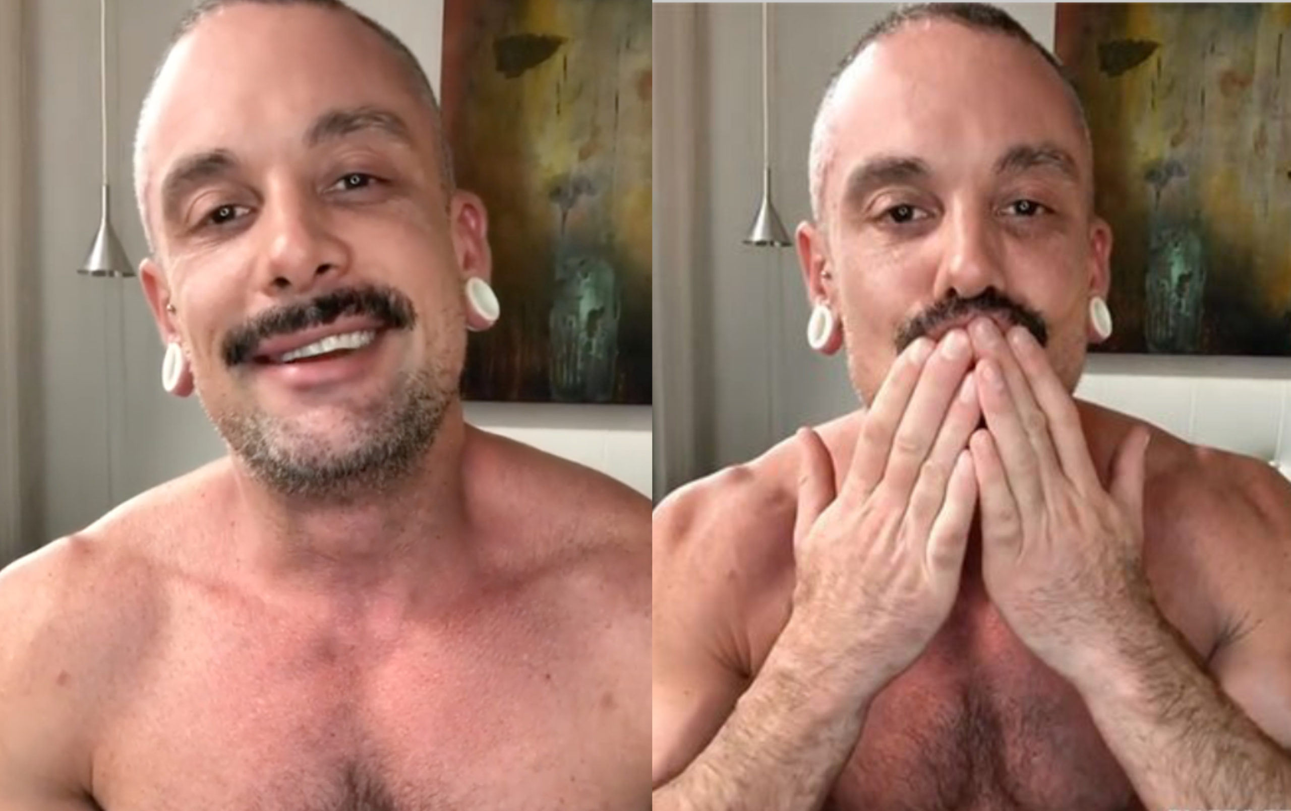 Project Runway winner Geoffrey Mac announces his new OnlyFans page with a very shirtless video
