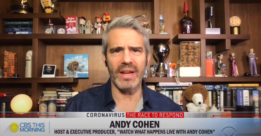 Coronavirus survivor Andy Cohen speaks more sense than the experts when it comes to gay and bi men donating blood and plasma 