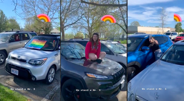 Students unite in support of gay teacher sacked from Catholic school because of his sexuality