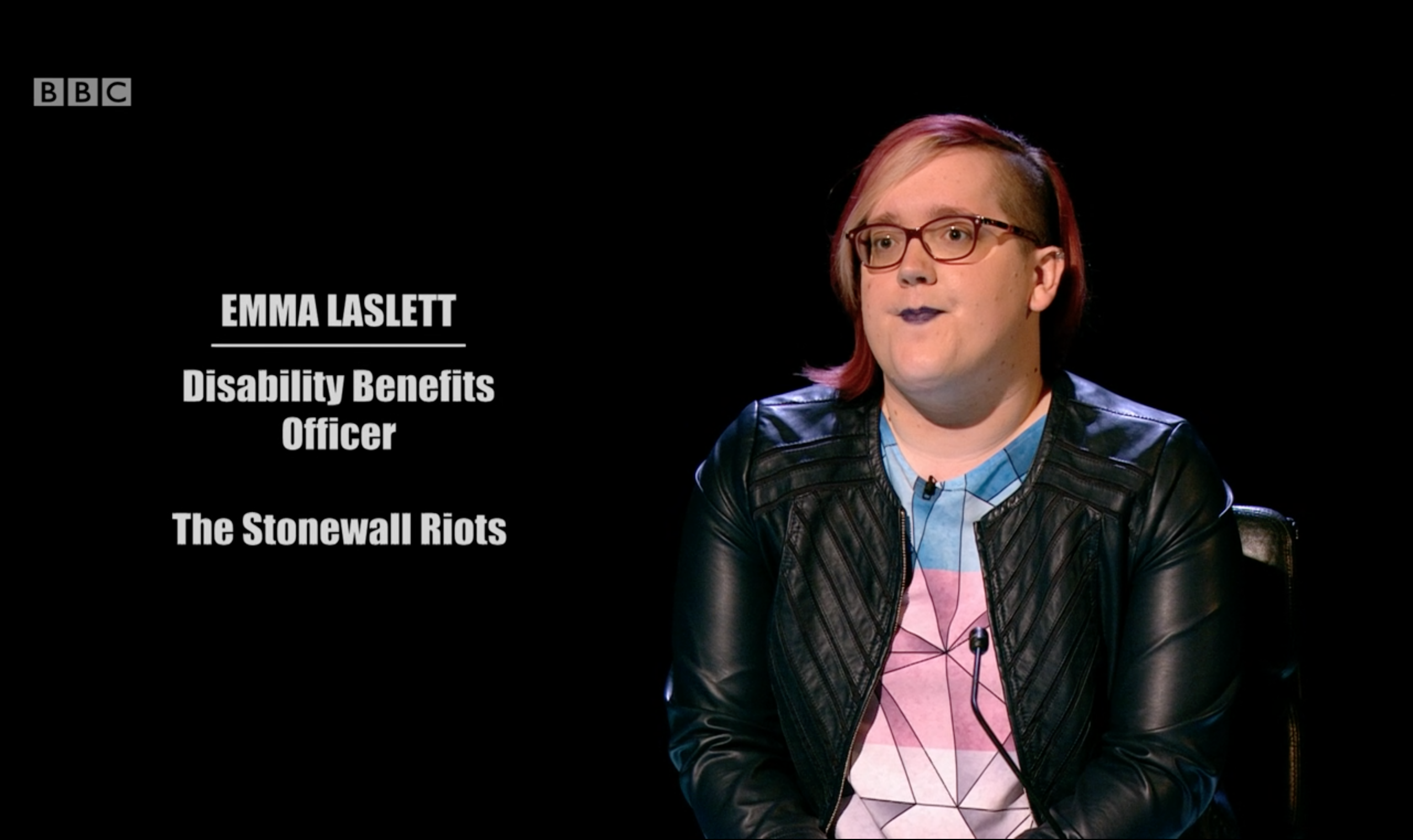 Trans woman stuns on Mastermind with a fabulous Pride dress and a much-needed history lesson on the Stonewall Riots