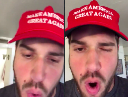 Trump supporter spits pompous transphobia in toe-curlingly embarrassing 'rap'