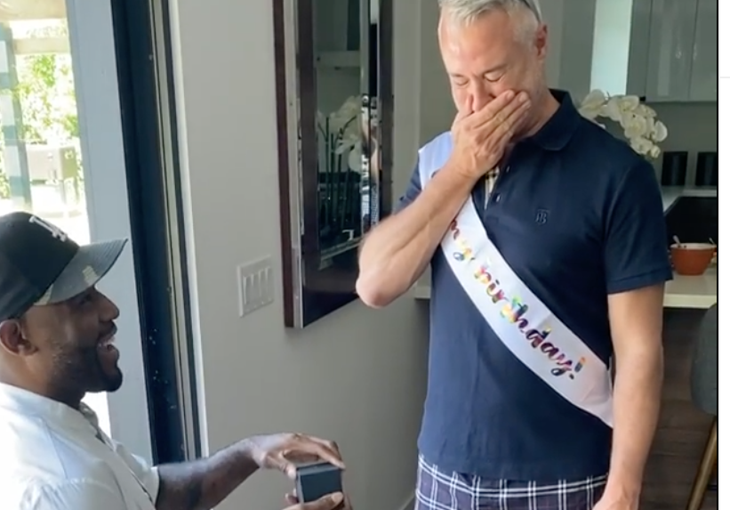 Queer Eye's Karamo Brown proposes to his fiancé for a second time after 'falling even deeper in love' during quarantine