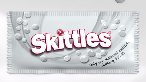 Skittles gives up the rainbow to honour the LGBT+ community because 'only one rainbow matters' during Pride